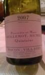 Macon Villages Quintaine (Chardonnay) Guillemot Michel 2007 £22.50